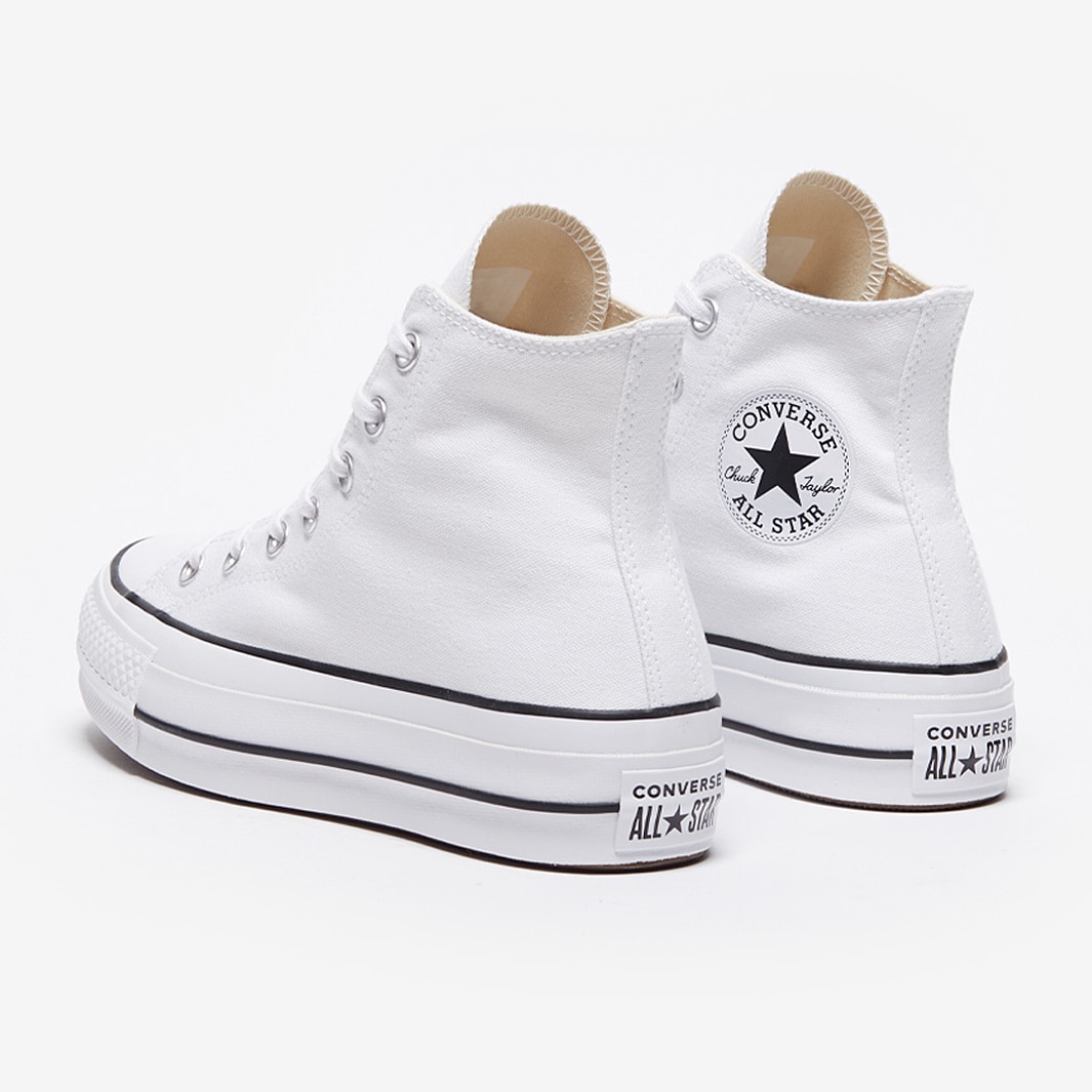 Womens Shoes - Converse Chuck Taylor All Star Lift Hi - White ...