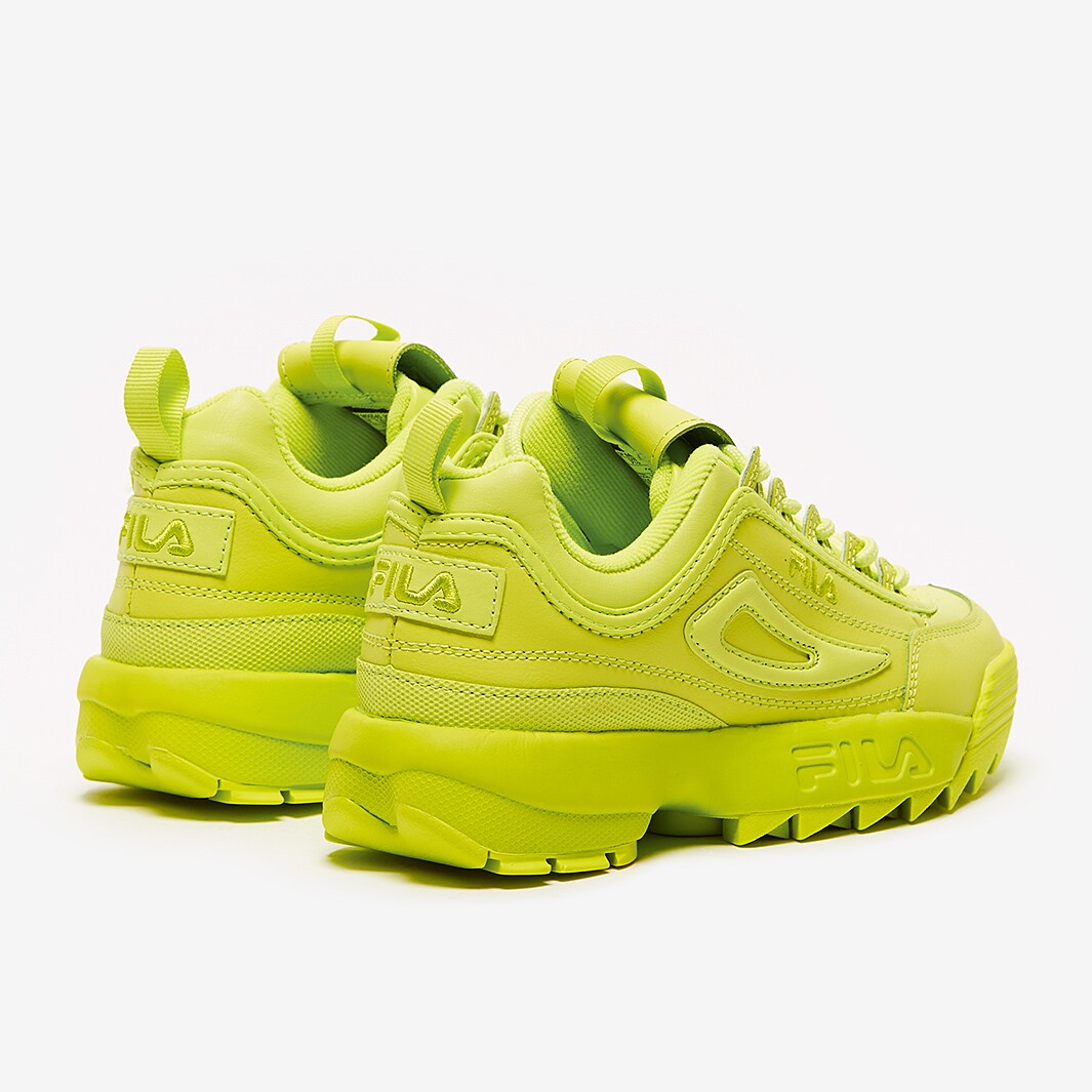 Fila disruptor 2 on sale neon green