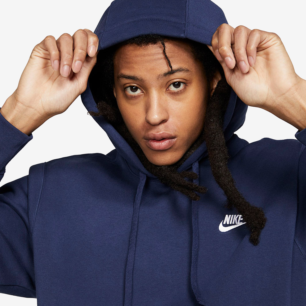 Nike Sportswear Club Fleece Pullover Hoodie Midnight Navy