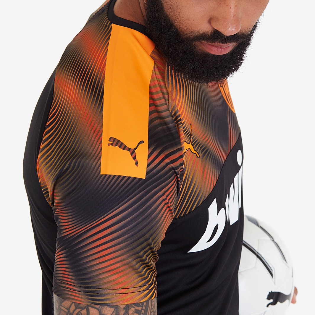 2020/21 Valencia Away Jersey Large Puma Soccer Football Black Orange Batman  NEW