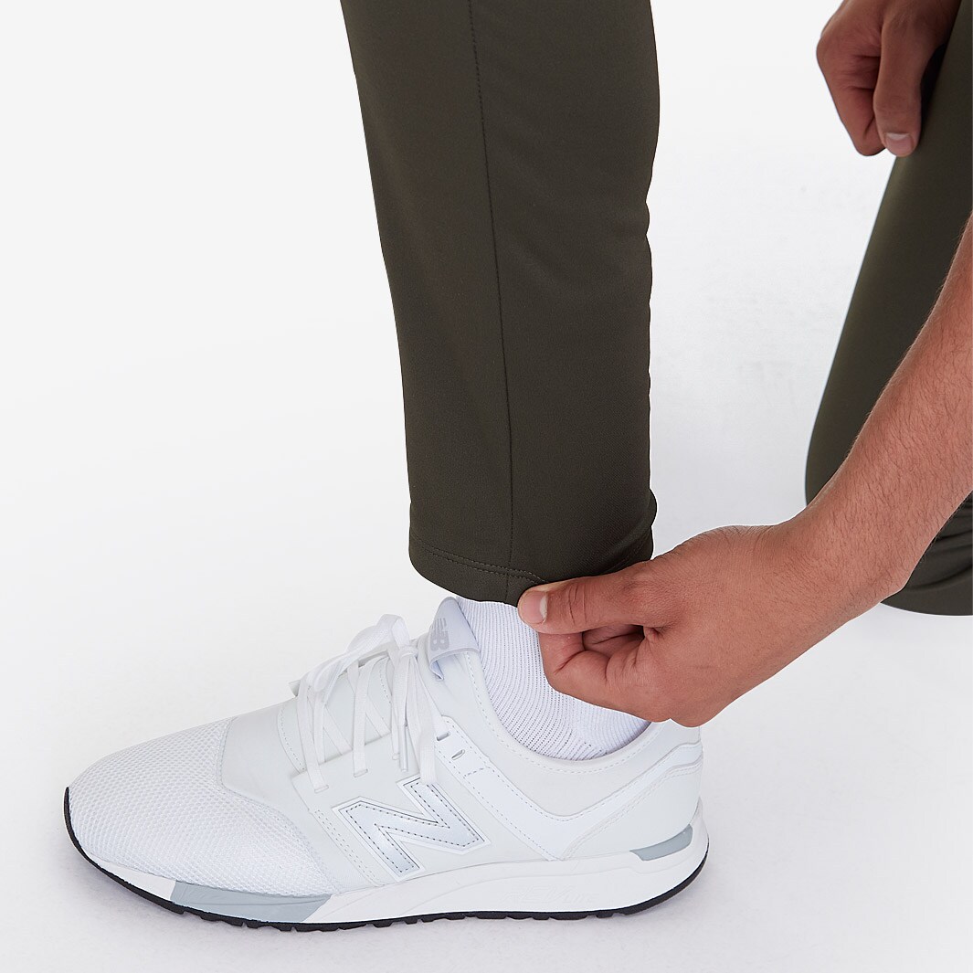 New Balance Knit Slim Pant Forest Night Pants Mens Clothing
