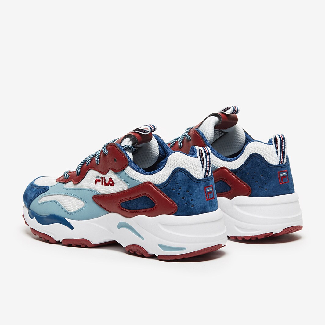 Fila ray red outlet and blue