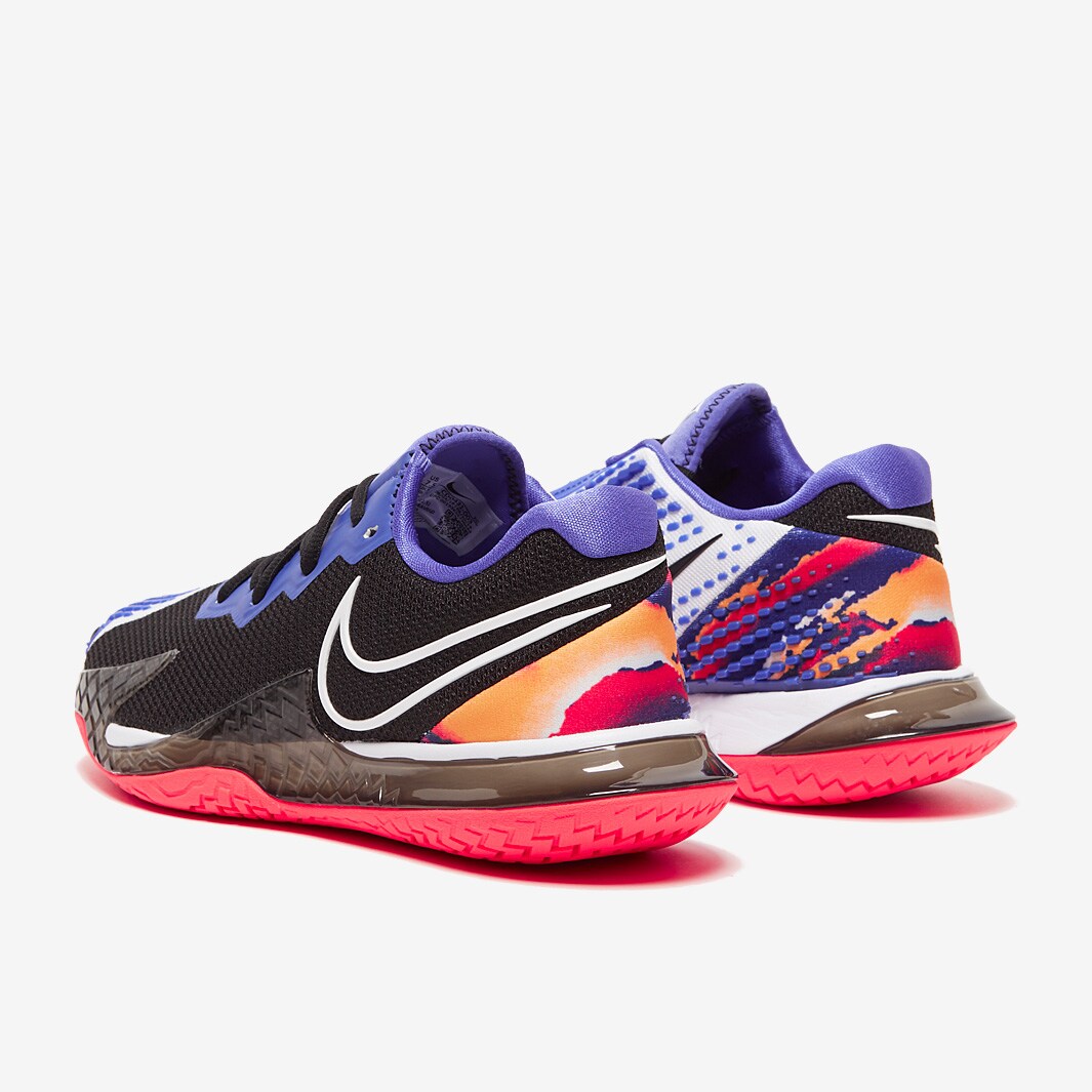 Nike Womens Court Air Zoom Vapor Cage HC Black/White/Laser