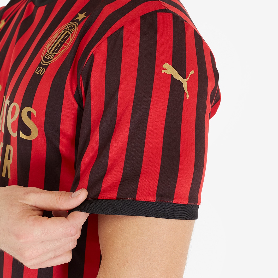 Maglia Puma AC Milan 19/20 Authentic Home 120 Years Rosso /Nero