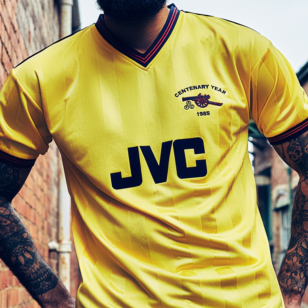 arsenal 1985 away shirt