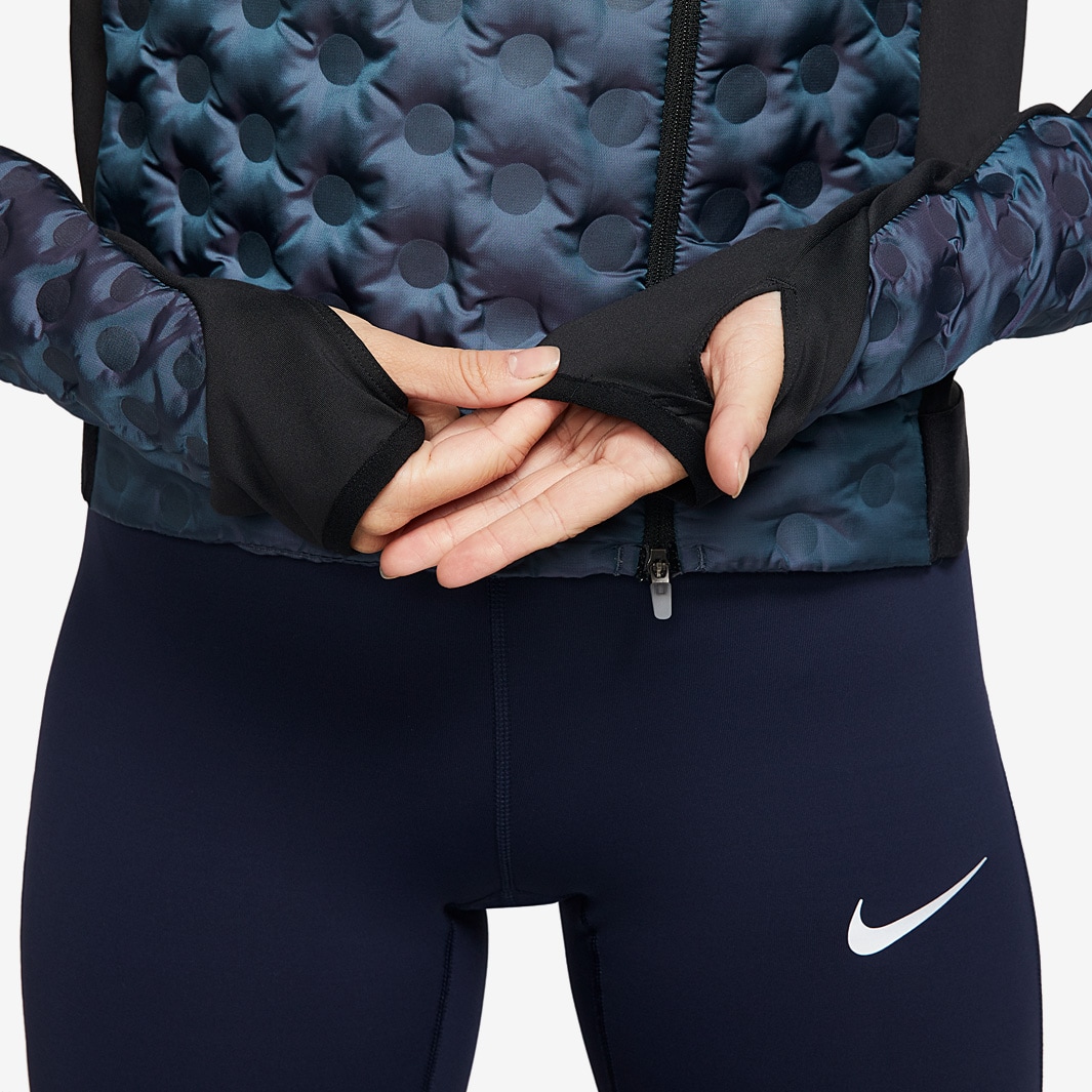 Nike Womens Aeroloft Jacket Bleached Aqua/Black/Reflective Silv