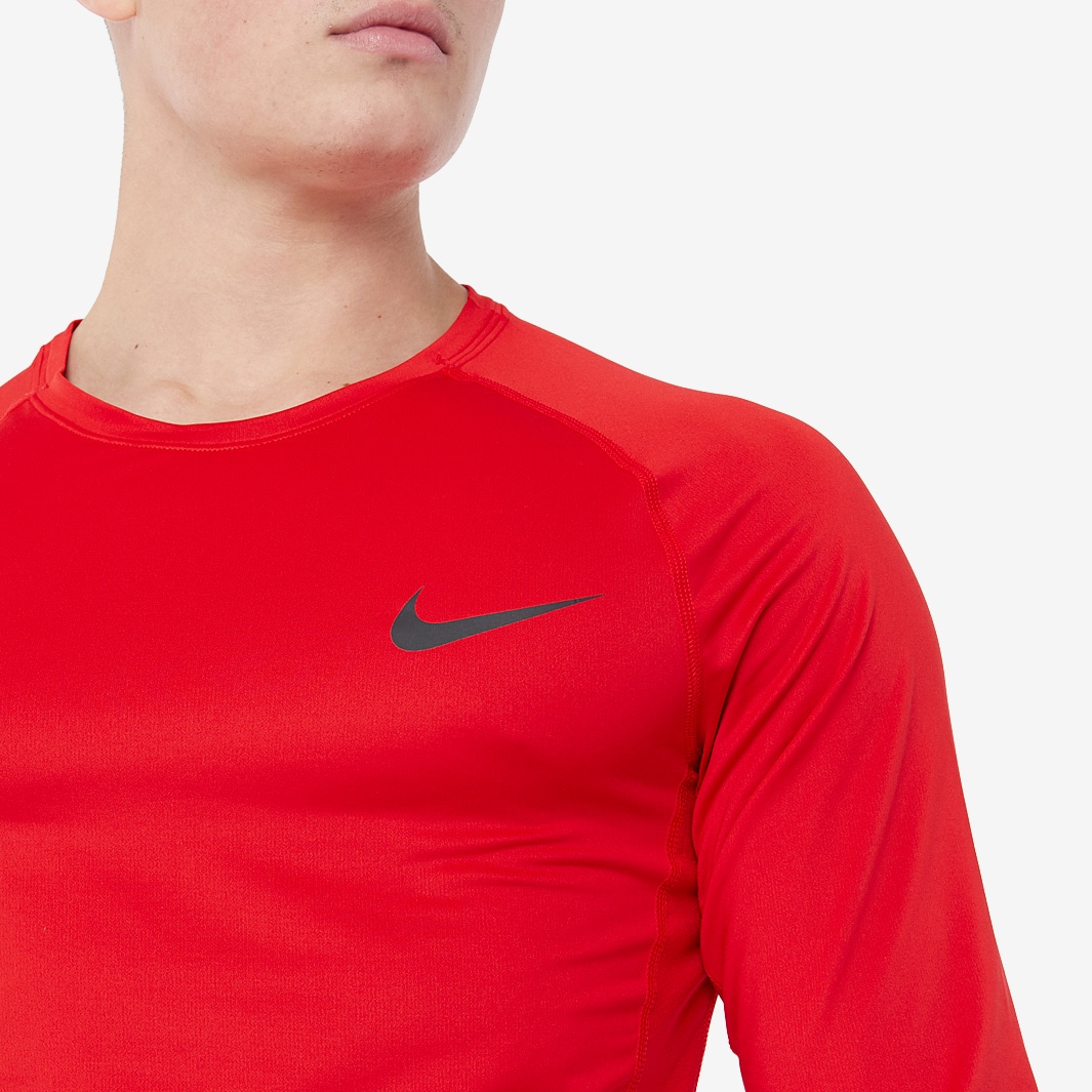 nike red long sleeve top