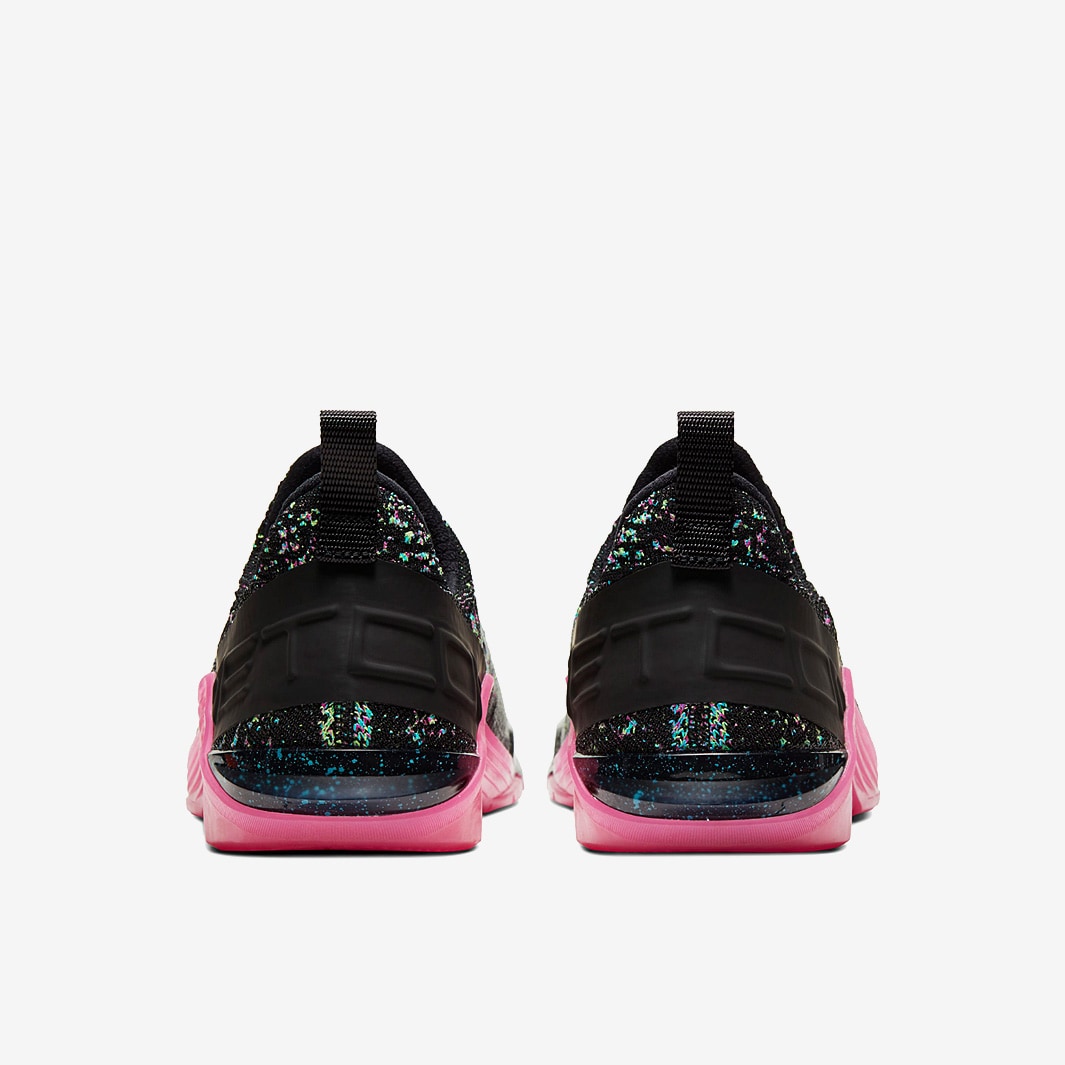 Nike Womens React Metcon AMP Training Shoe Black/Blue Fry/Fire