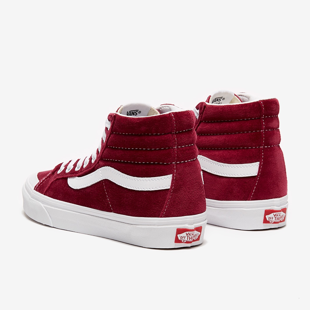 Vans Womens UA SK8-Hi Reissue 138 Velvet Beet Red/True White