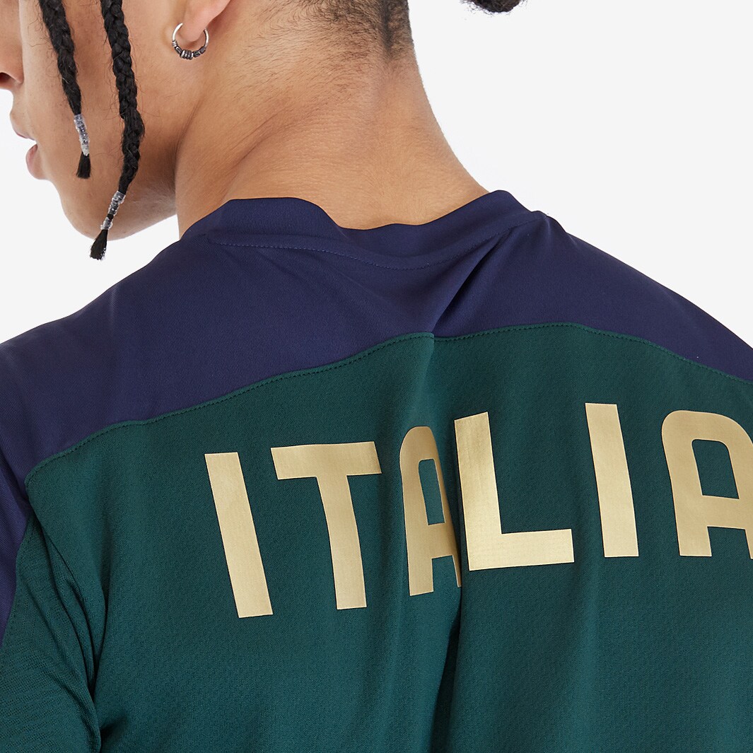 Puma Italy 19/20 Training Shirt - Ponderosa Pine/Peacoat - Mens