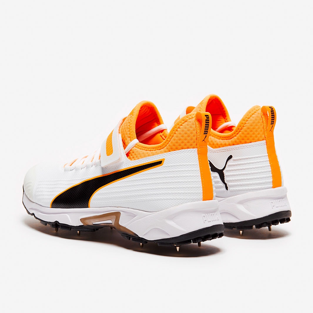 Puma evoSPEED Bowling Spike White/ Orange/ Black Mens