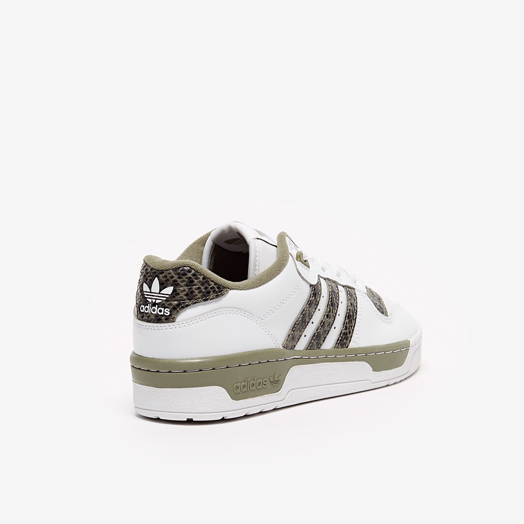 adidas Originals Rivalry Low White Legacy Green Mens Shoes