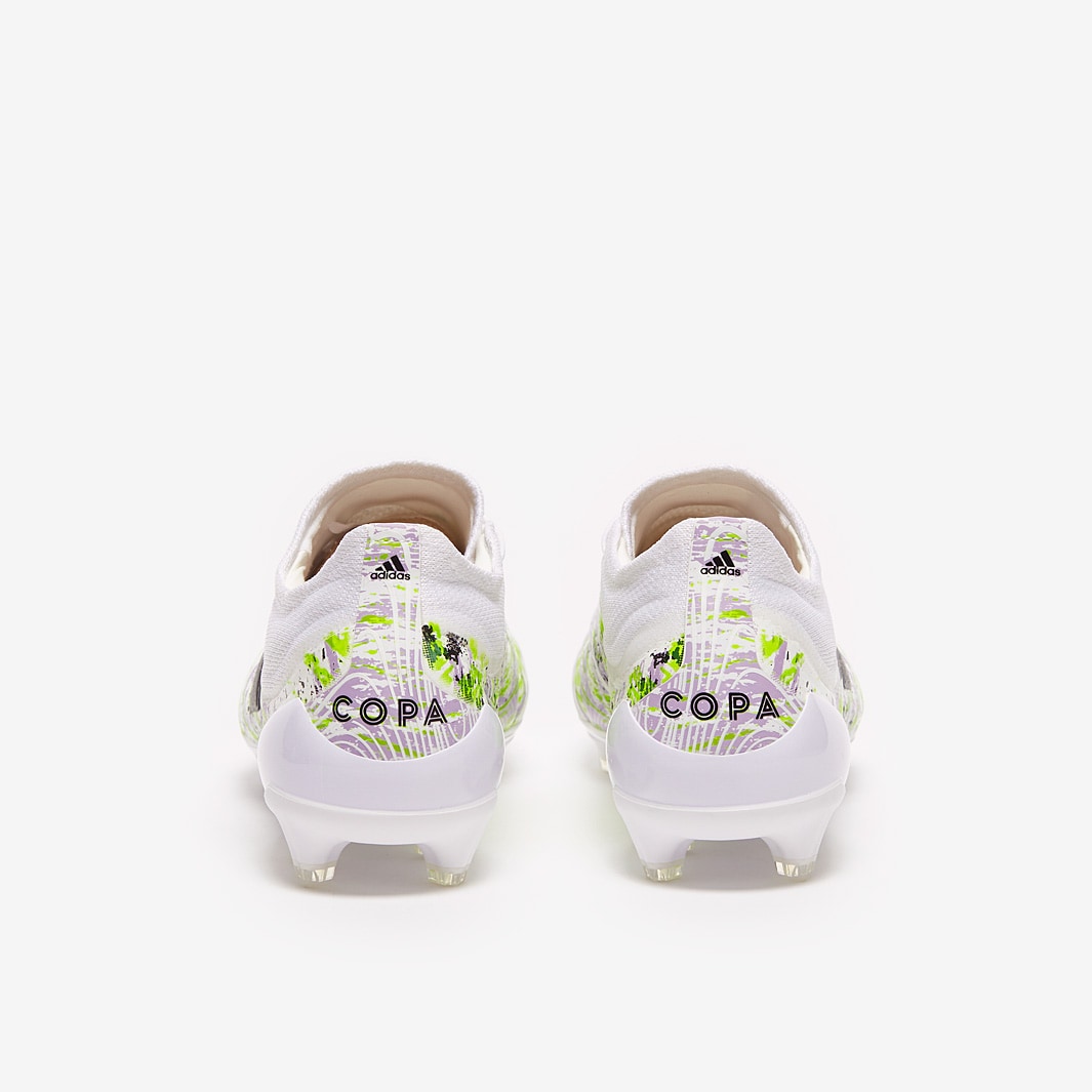 adidas Copa 20.1 AG - Footwear White/Core Black/Signal Green