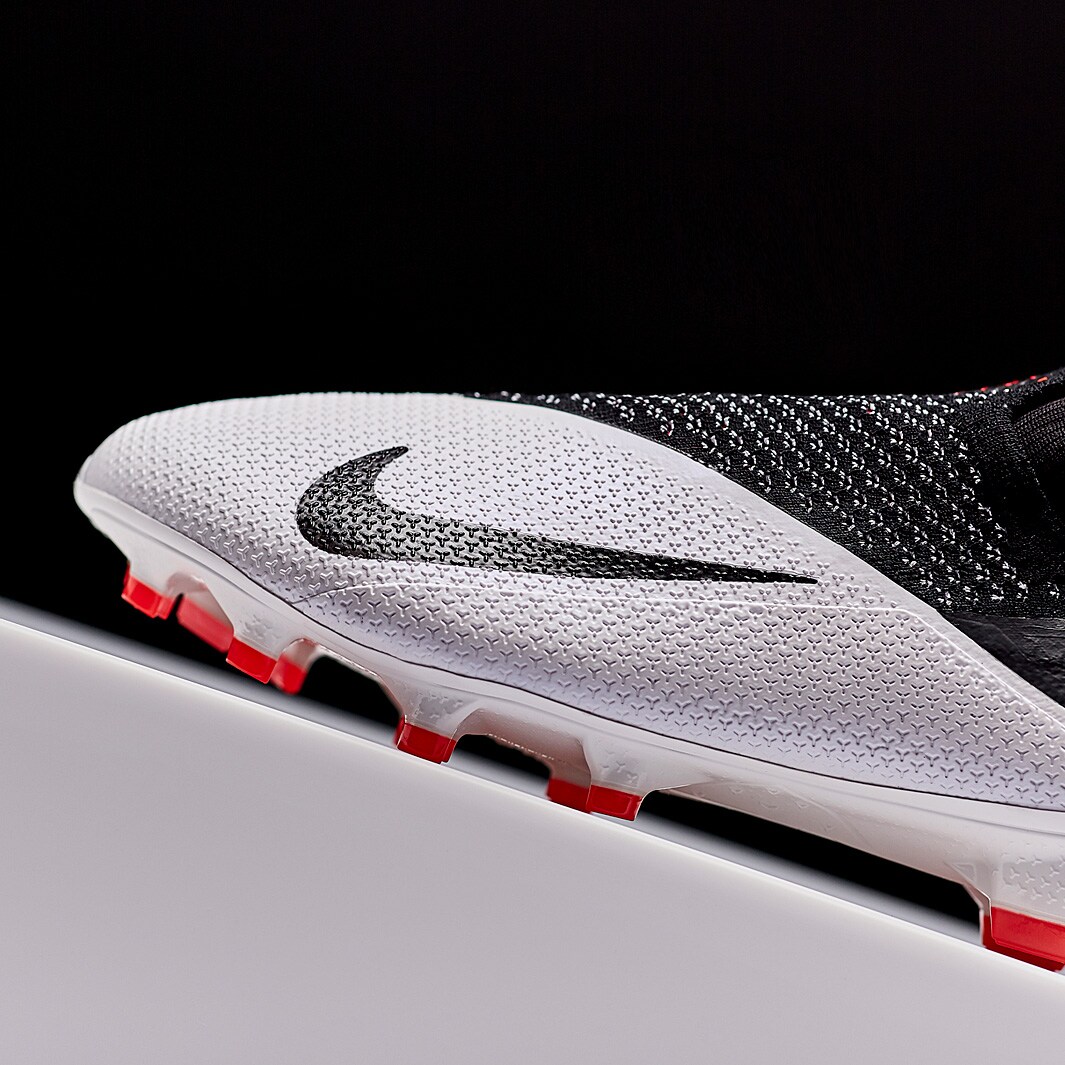 Nike Phantom Vision II Elite DF FG - White/Black/Laser Crimson - Firm ...