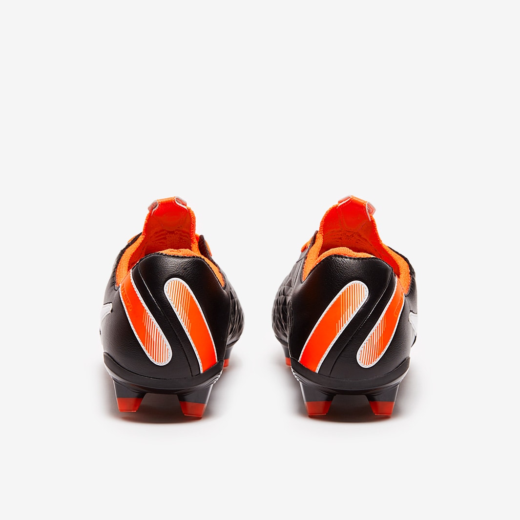 Nike Tiempo Legend VIII Elite FG - Black/White-Total Orange