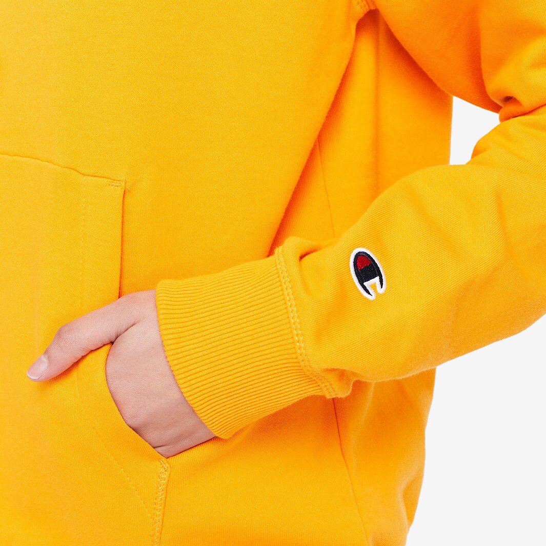 Men Sportswear Champion Hoodie Mens Yellow Champion