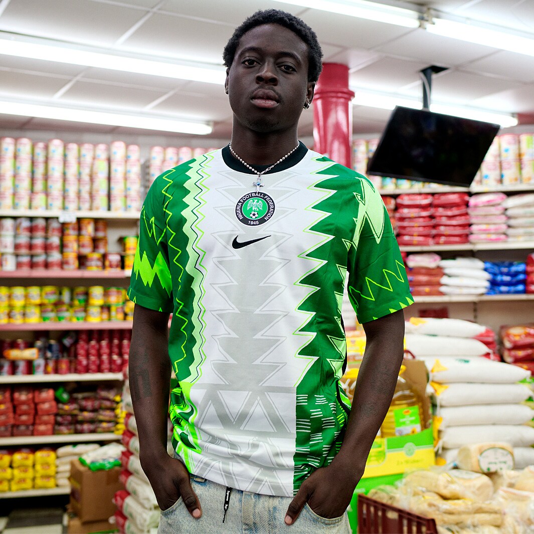 Nike Nigeria 2019 Stadium Home Jersey White/Black Men's - SS19 - US