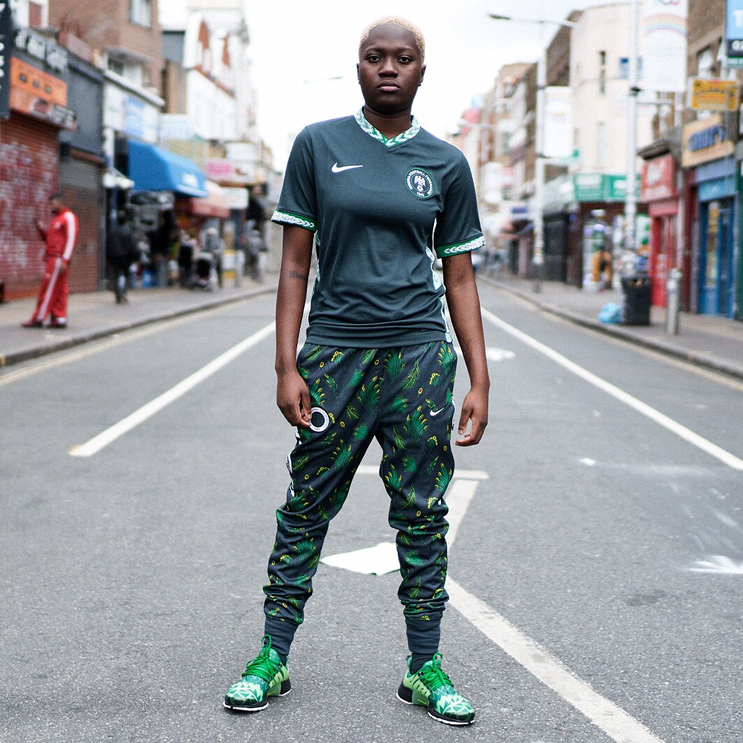 Nike Nigeria 20/21 Womens Away Stadium Jersey - Seaweed/White