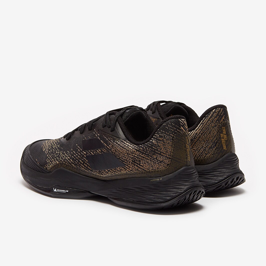 Babolat Jet Mach All Court Black/Gold- Mens Shoes Pro:Direct