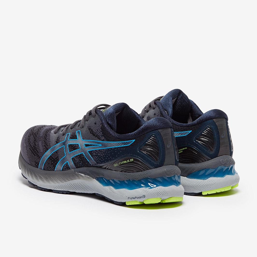 ASICS Gel-Nimbus 23 - Carrier Grey/Digital Aqua - Mens Shoes | Pro ...