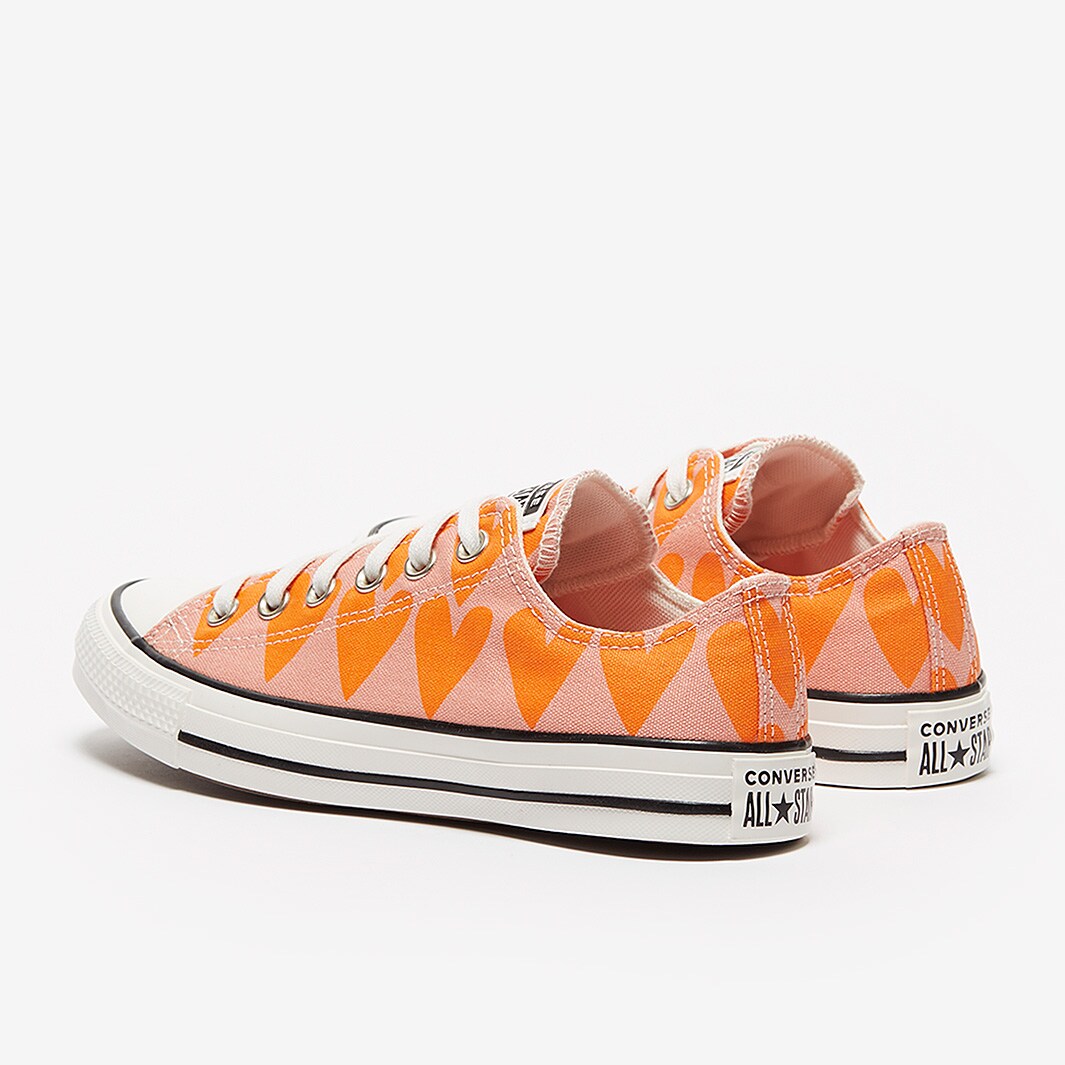 Converse Womens Chuck Taylor All Star Pink Quartzmagma Orangevintage White Trainers 1350