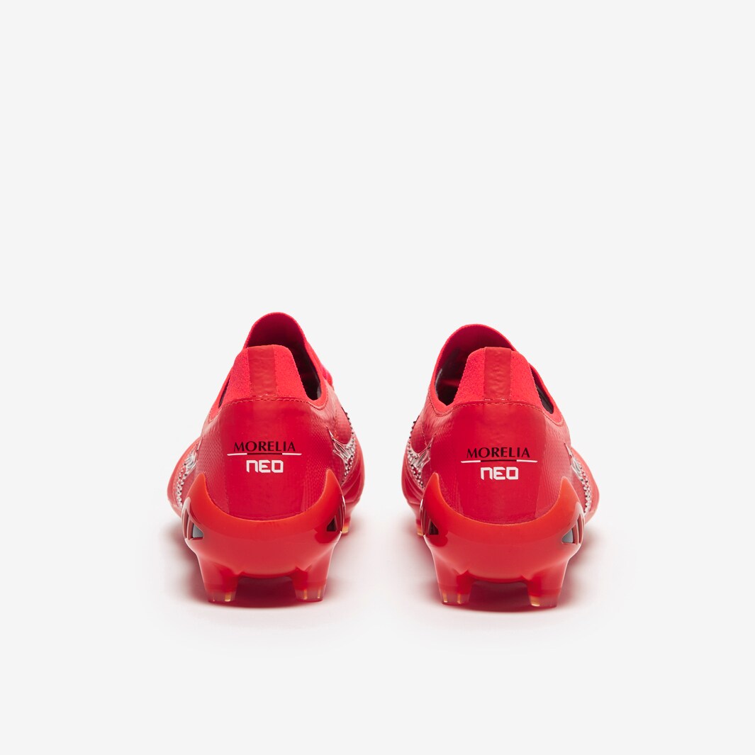 Mizuno Morelia Neo 3 ß Made In Japan FG - Ignition Red/Black