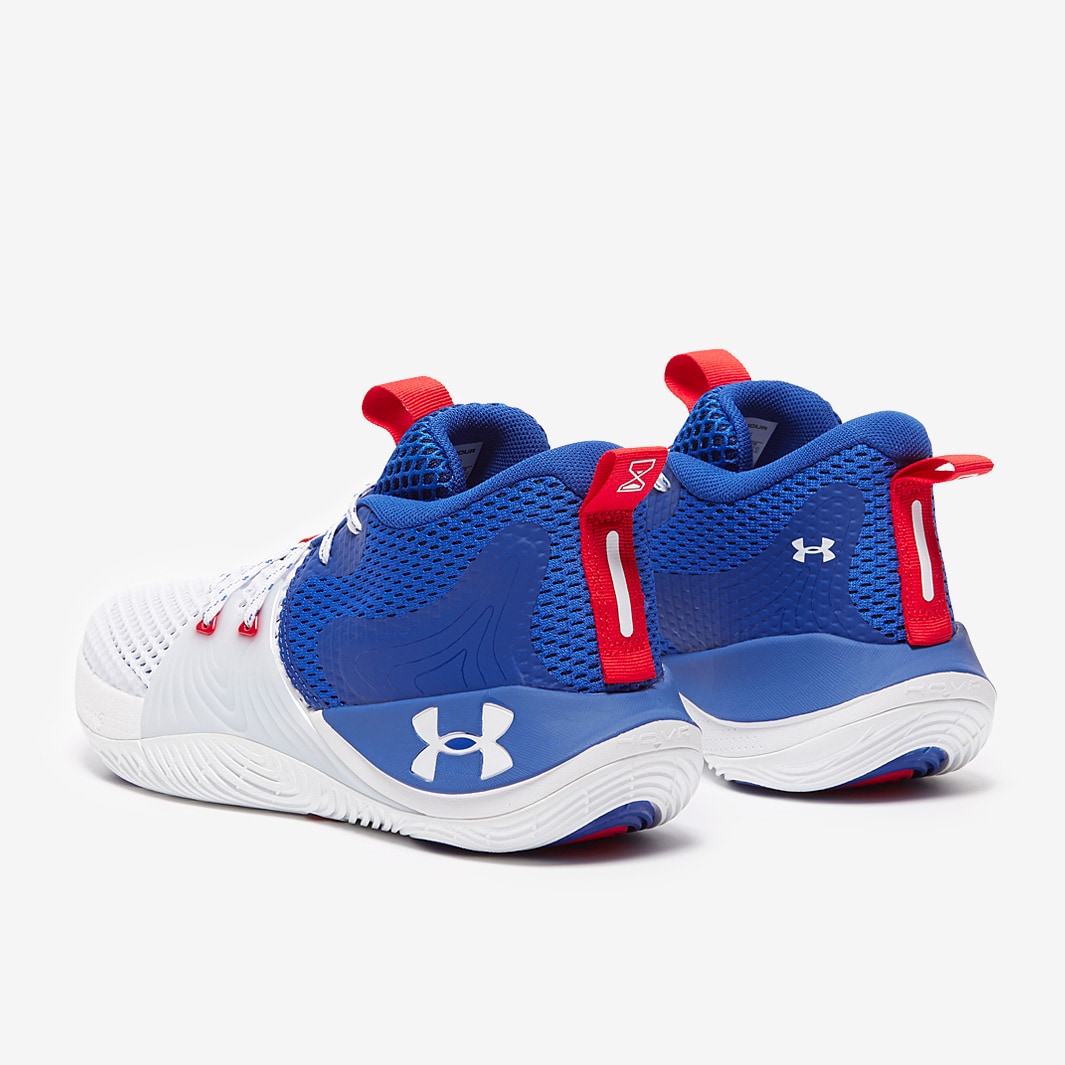Under Armour Embiid White/Royal/White Mens Shoes Pro