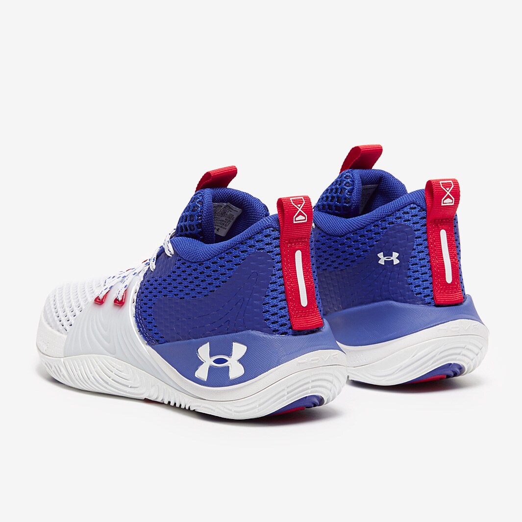 Under Armour Embiid 1 Older Kids (GS) White/Royal/White Boys Shoes