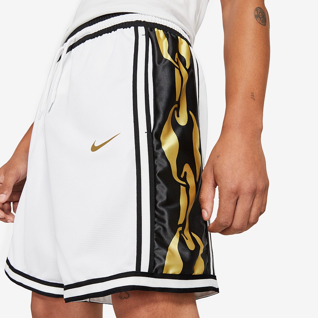 ナイキ メンズ ショーツ Nike DNA+ Shorts - White/Saturn Gold Nike Dri-Fit DNA+ Basketball Shorts - White/Saturn Gold - Mens