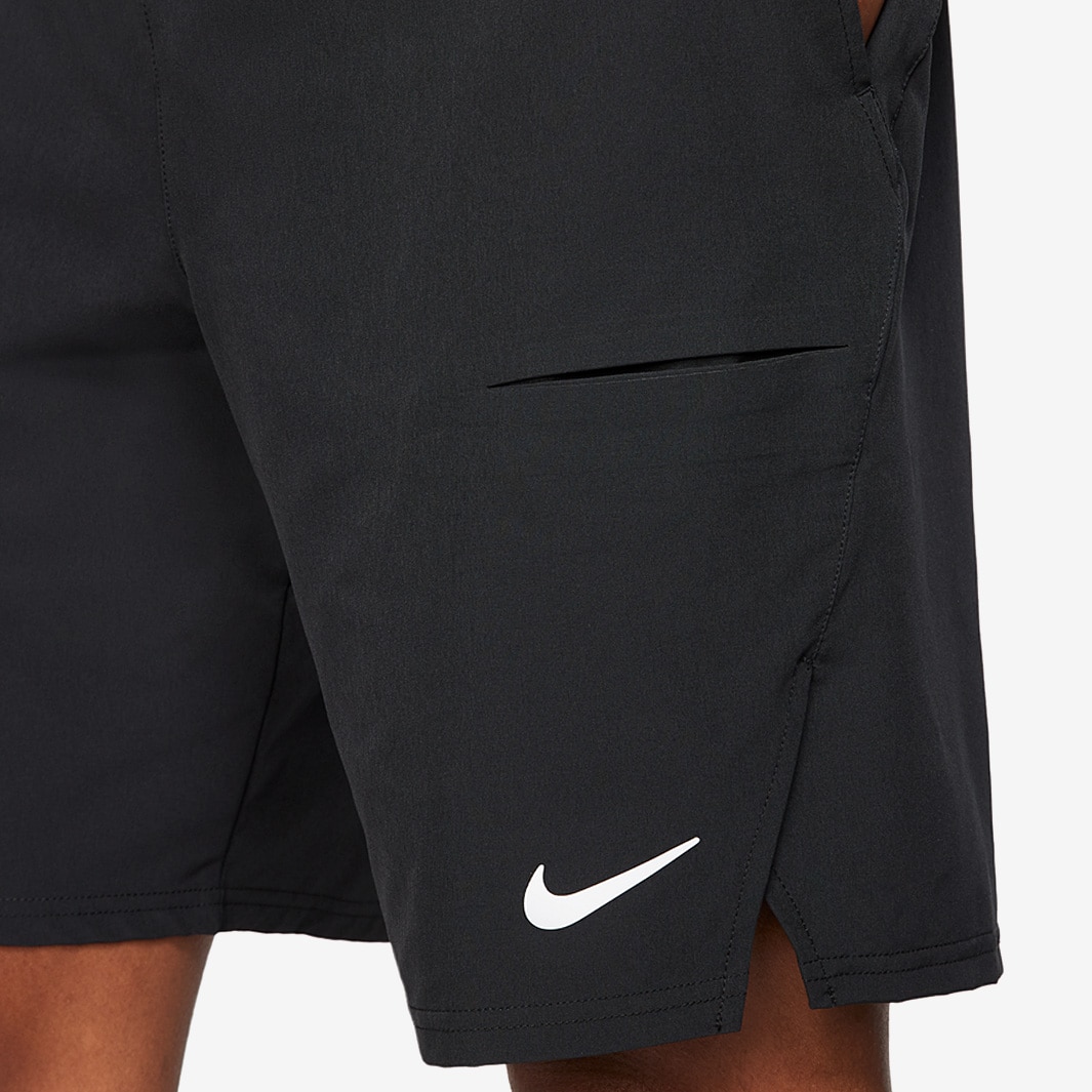 Nike Court Dri-Fit Advantage 9in Short - Black/White - Mens