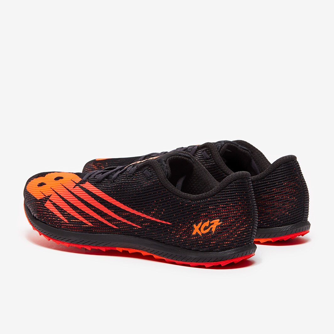 New Balance XC Seven V3 Spike Black/Orange Mens Shoes