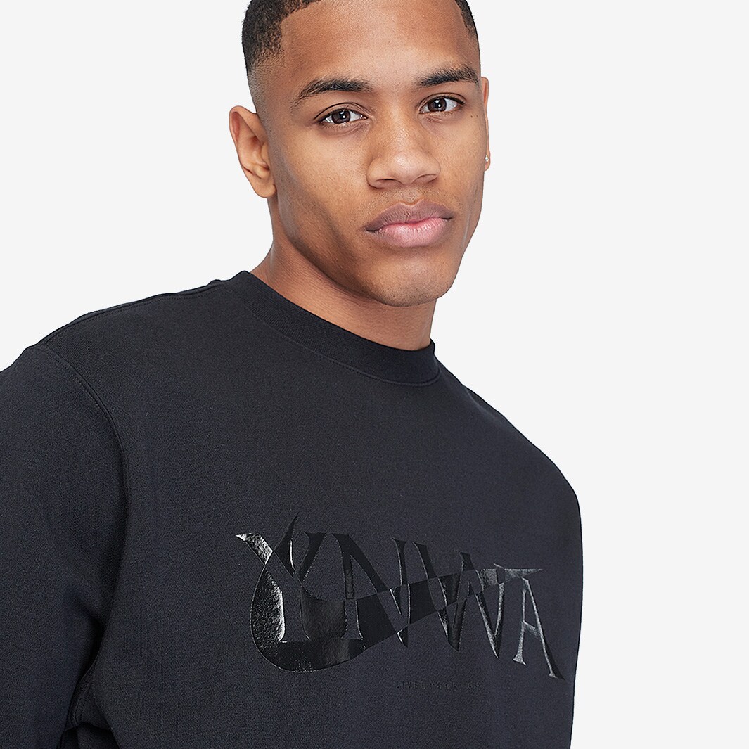 Nike Liverpool 21/22 NSW Club Crew - Black/Black - Mens