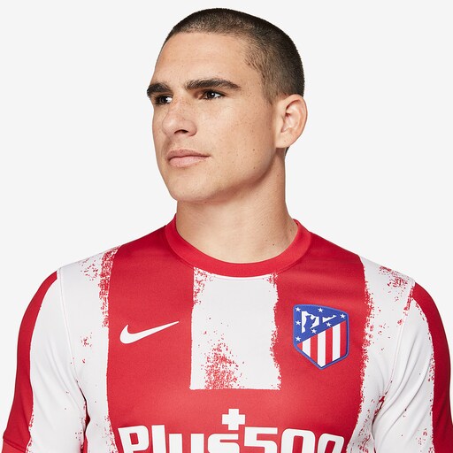 Nike Atletico Madrid 21/22 Home Stadium SS Jersey - Sport Red/White image 5 |