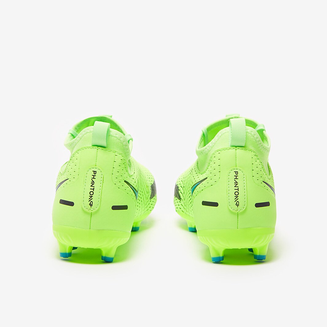 Nike Kids Phantom GT Academy DF FG/MG - Lime Glow/Aquamarine