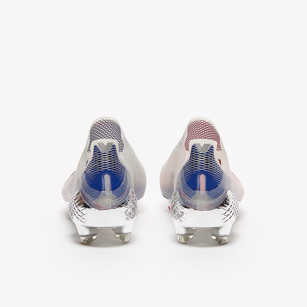 adidas X GHOSTED+ FG サッカーシューズ 8 adidas X Ghosted+ FG - Silver Metallic/Core Black/Shock Pink