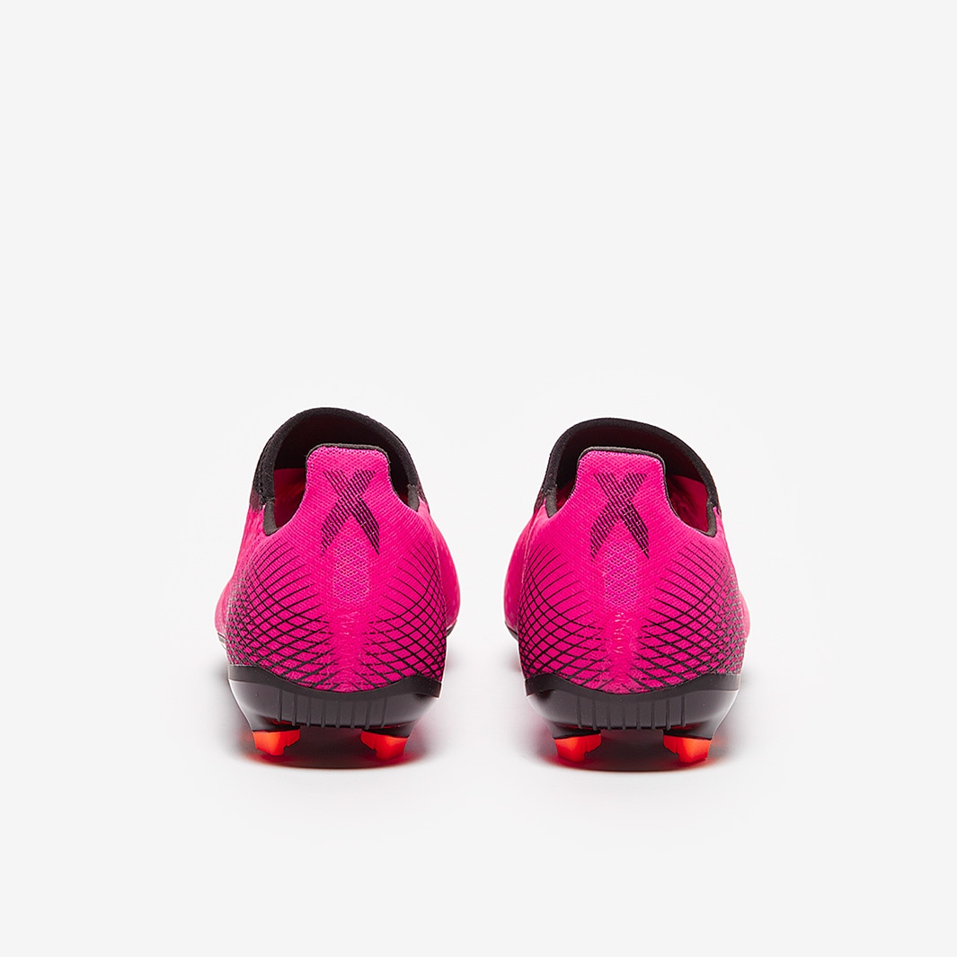 adidas X Ghosted.3 Laceless FG - Shock Pink/Core Black/Screaming Orange ...