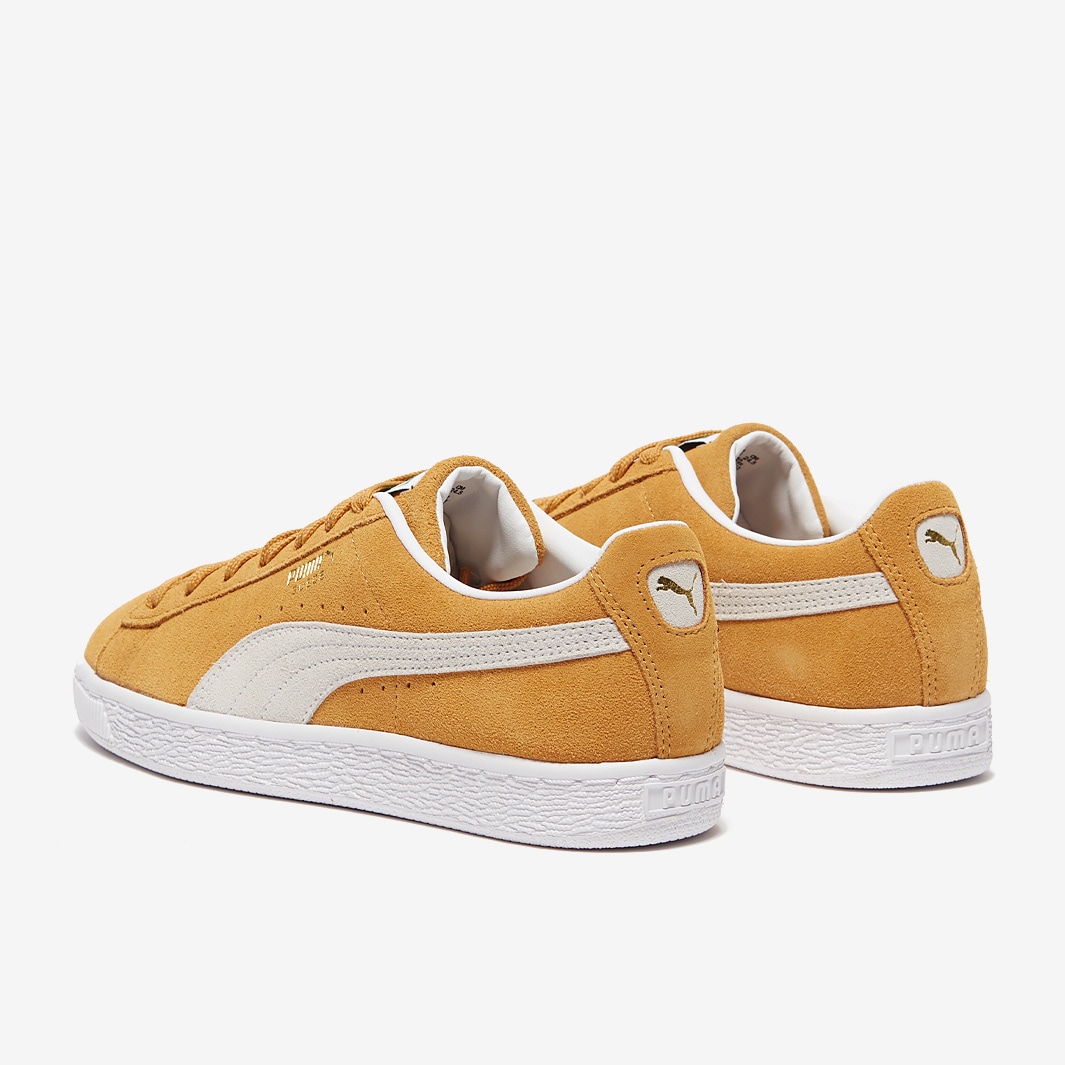 Mustard yellow puma store suede