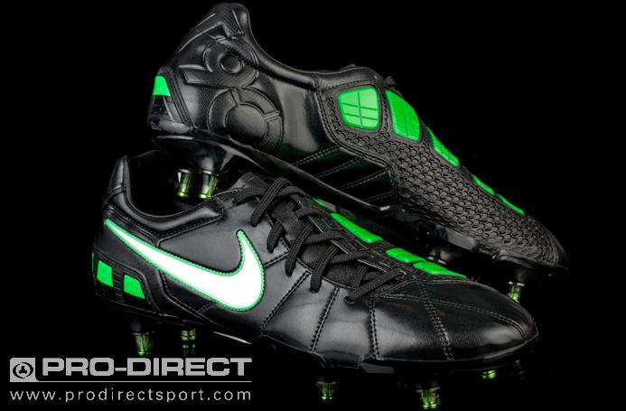 Nike - Total 90 Strike III SG - Mens Boots - Black/White/Electric Green