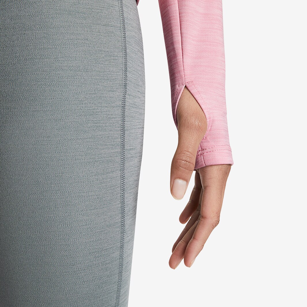 nike pacer half zip pink