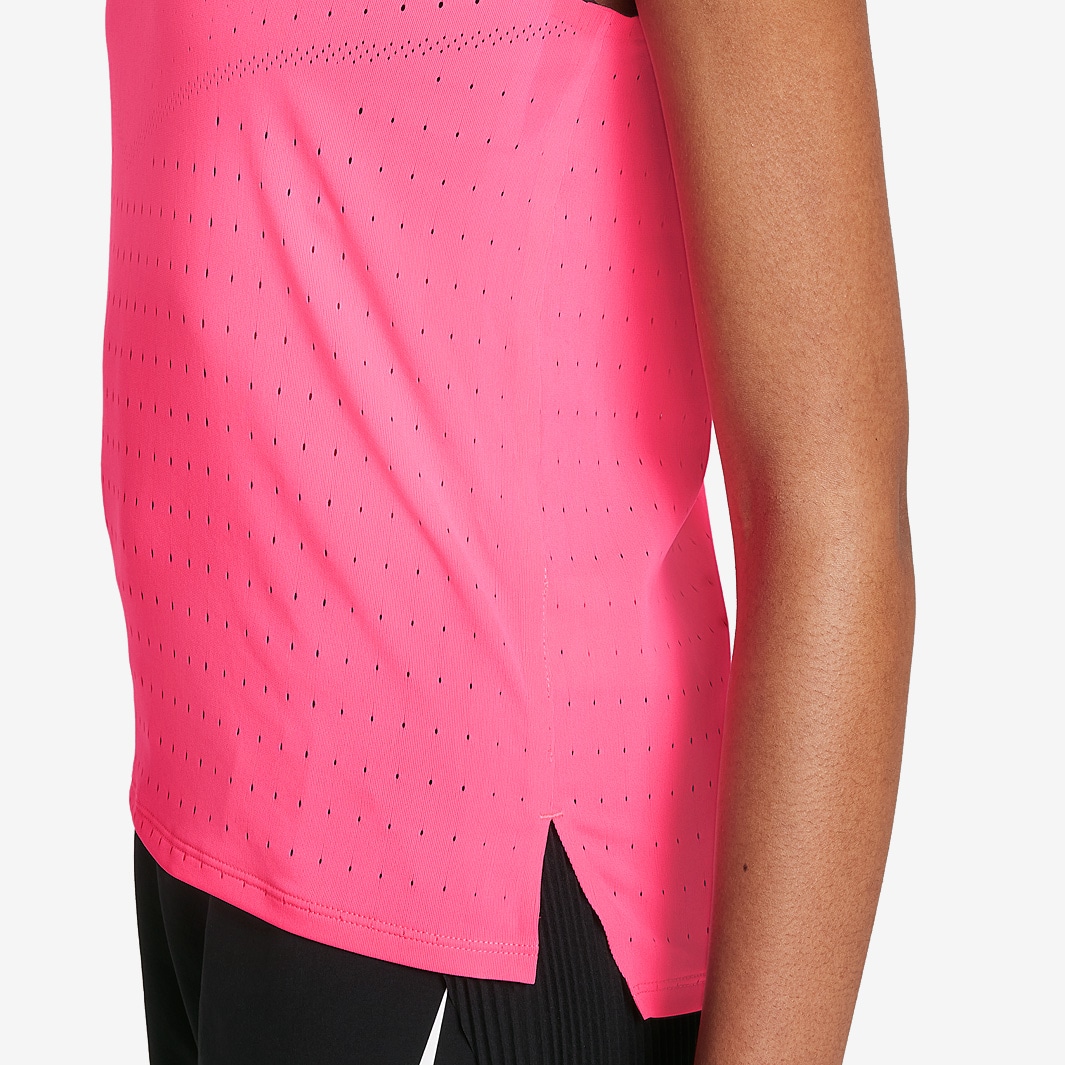 Nike Womens Dri Fit Aeroswift Singlet Hyper Pink Black Womens