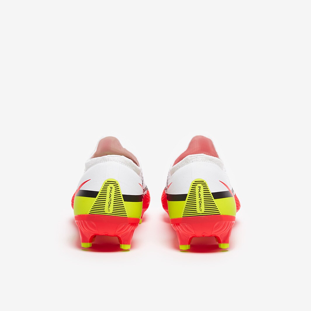 Nike Phantom GT II Pro FG - White/Bright Crimson/Volt - Mens