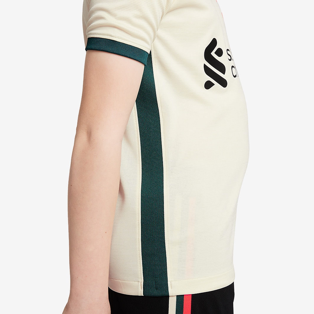 Nike Liverpool 21/22 Kids Away Stadium SS Jersey - Pale