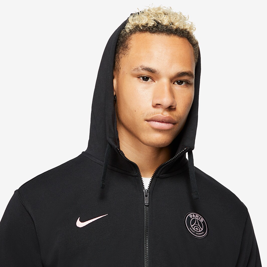 Nike Paris-Saint Germain 21/22 NSW Club Hoodie - Black/Arctic