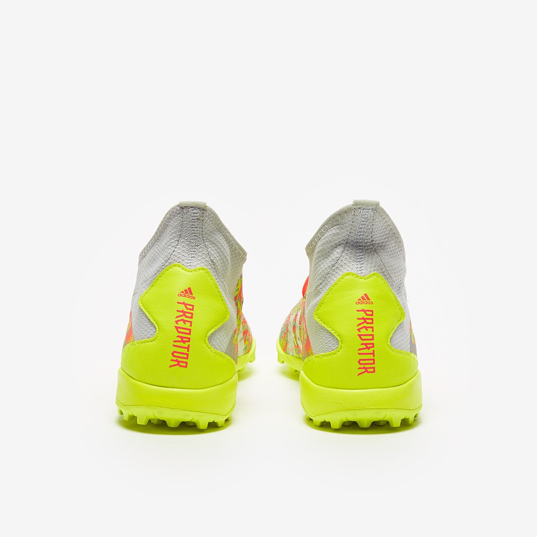 adidas Predator Freak .3 TF - Clear Grey/White/Solar Yellow