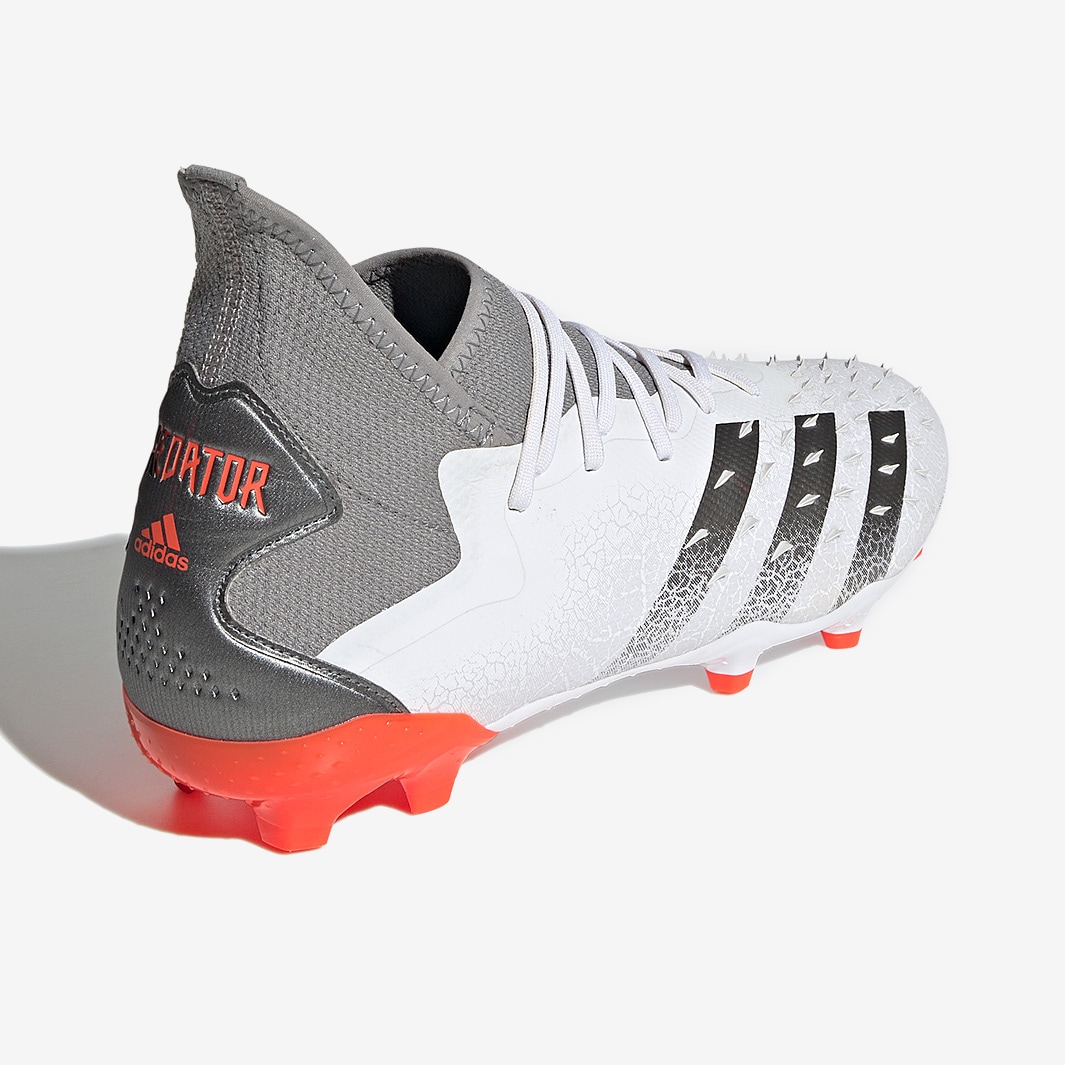 adidas Predator Freak .2 FG - White/Iron Metallic/Solar Red