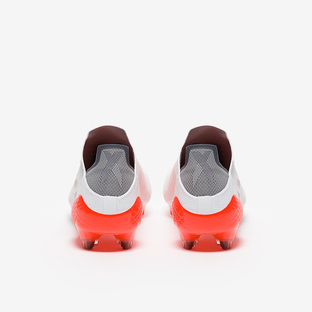 adidas X Speedflow .1 FG - White/Iron Metallic/Solar Red