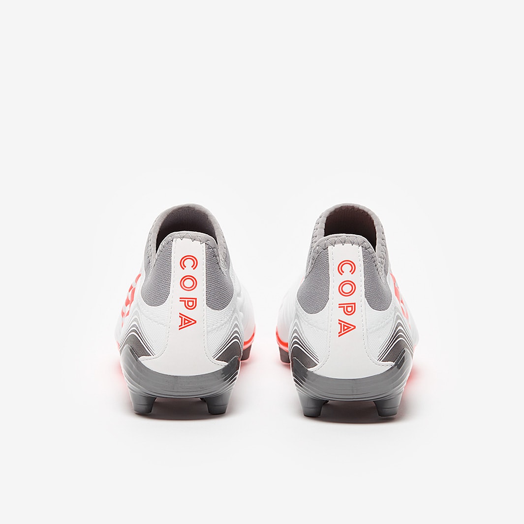 adidas Copa Sense .3 Laceless FG - White/Solar Red/Iron