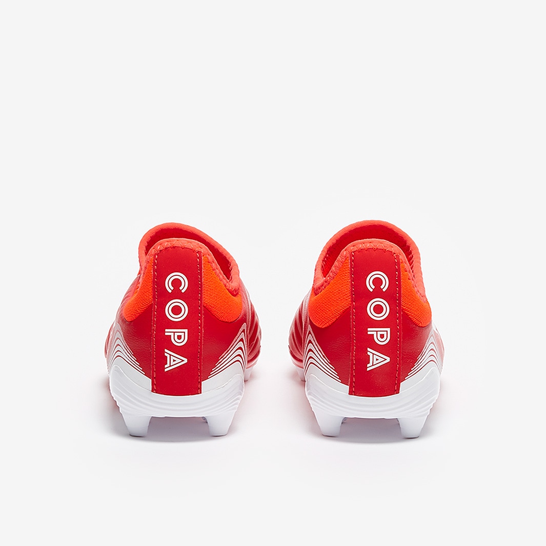 adidas Kids Copa Sense .3 Laceless FG Red/White/Solar Red Junior