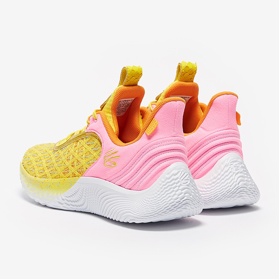 Under Armour Curry Lemonade/Solar Pink/Sky Blue Mens Shoes - Main Image