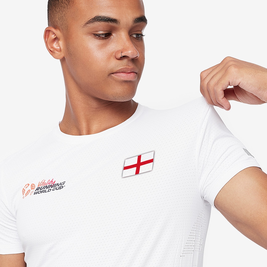 Vitality Running World Cup England T-Shirt - doSPORT - White - Mens ...